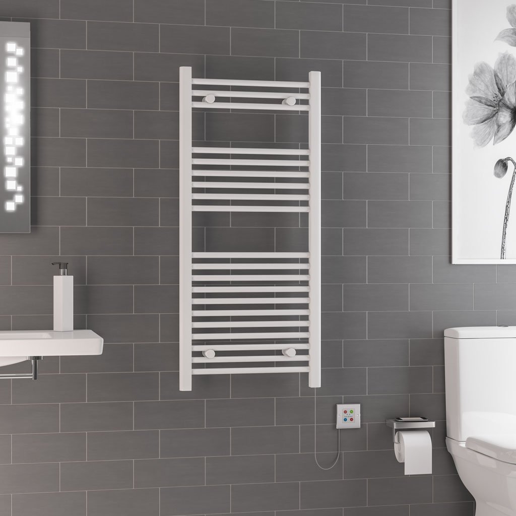 Biava Dry Element Towel Rail 1100x500mm 400w Gloss White