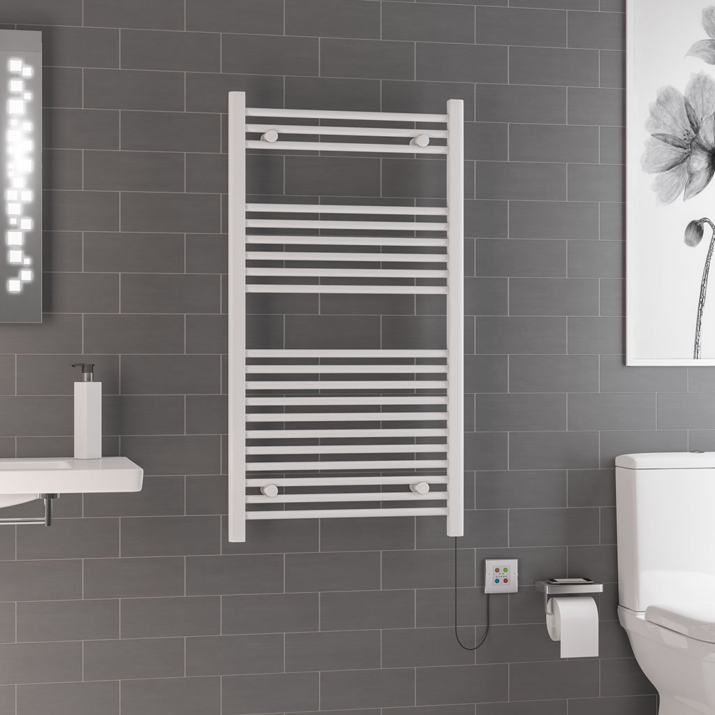 Biava Dry Element Towel Rail 1100x600mm 500w Gloss White