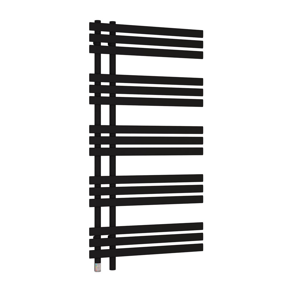 Loddon Dry Element Towel Rail 1200 x 600 Matt Black