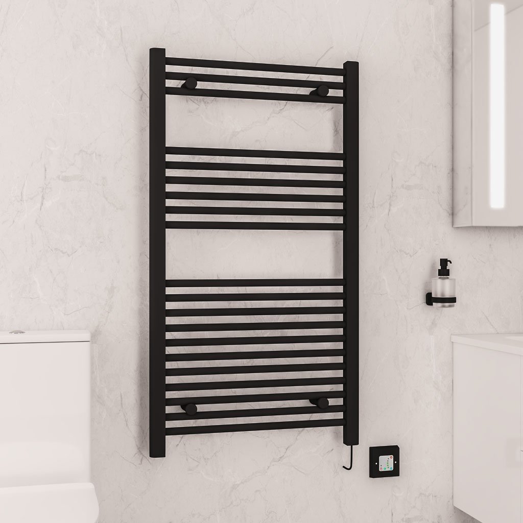 Biava Dry Element Towel Rail 1100x600mm Matt Black