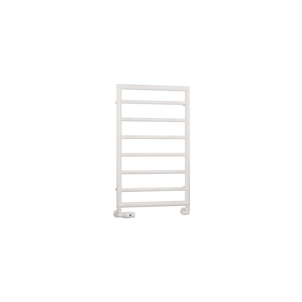 Kenilworth 800 x 500mm. Towel Rail Matt White