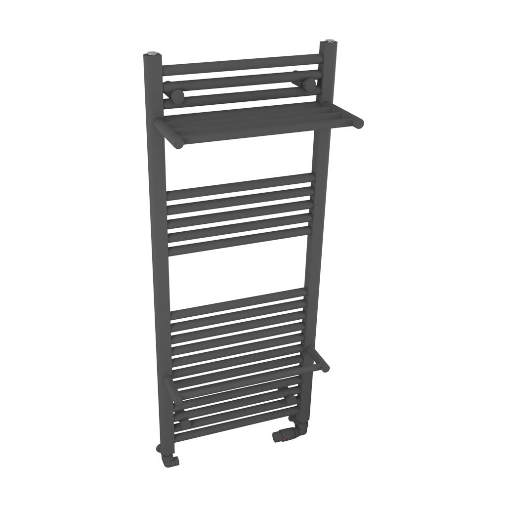 Haddenham Designer Towel Rail 1200x500mm Matt Anthracite