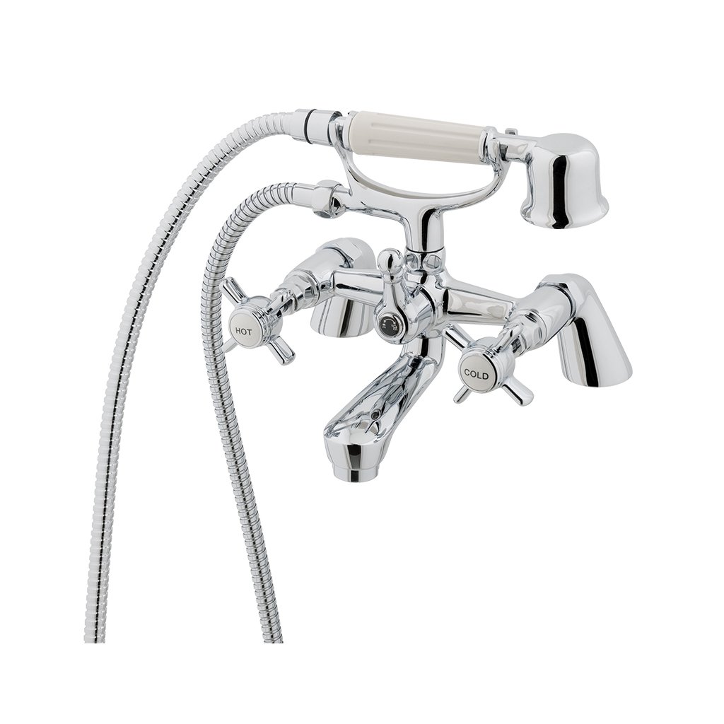 Haymarket Standard Bath Shower Mixer with Kit - Chrome