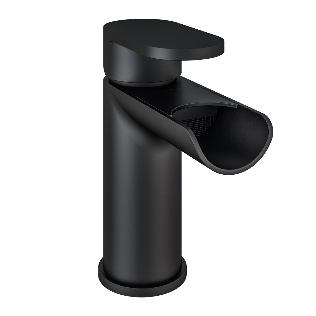 Ledwell Basin Mono Tap with Waste Matt Black