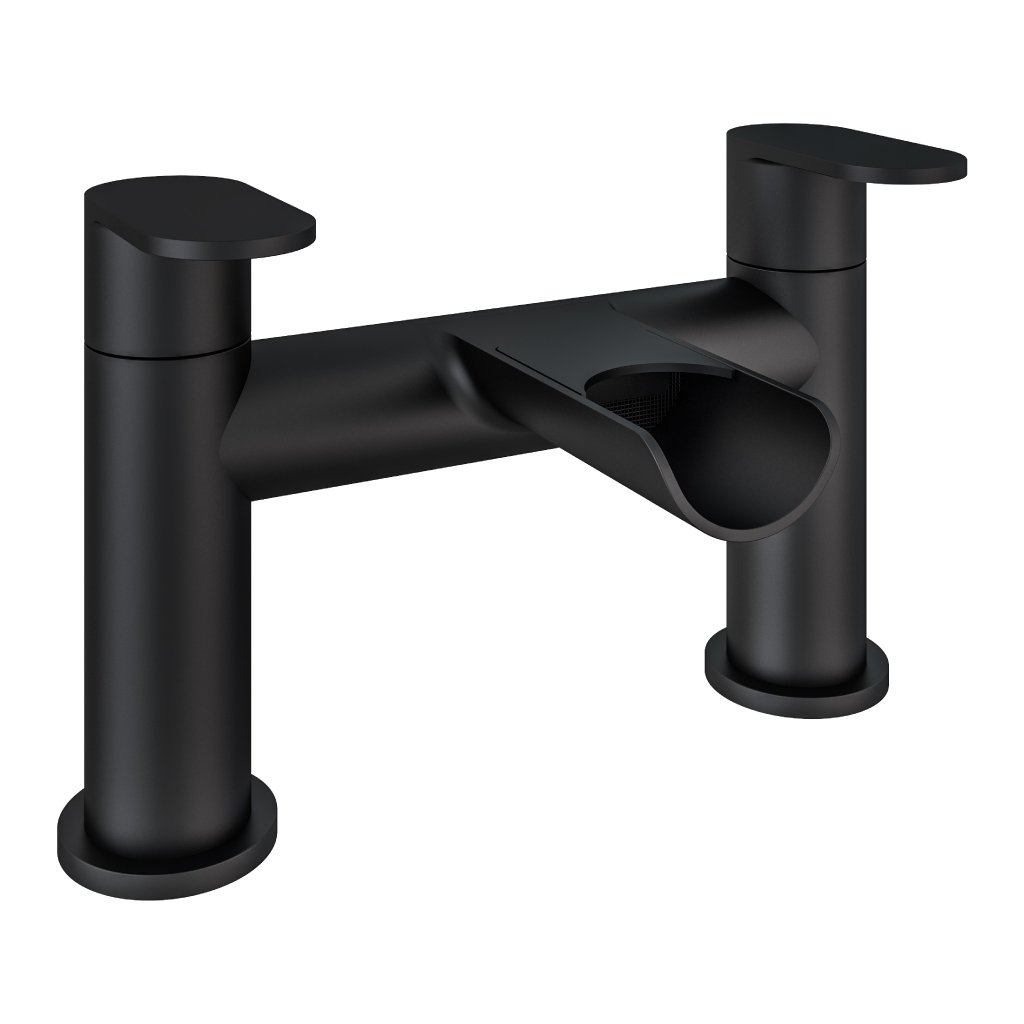 Ledwell Bath Filler Tap Black