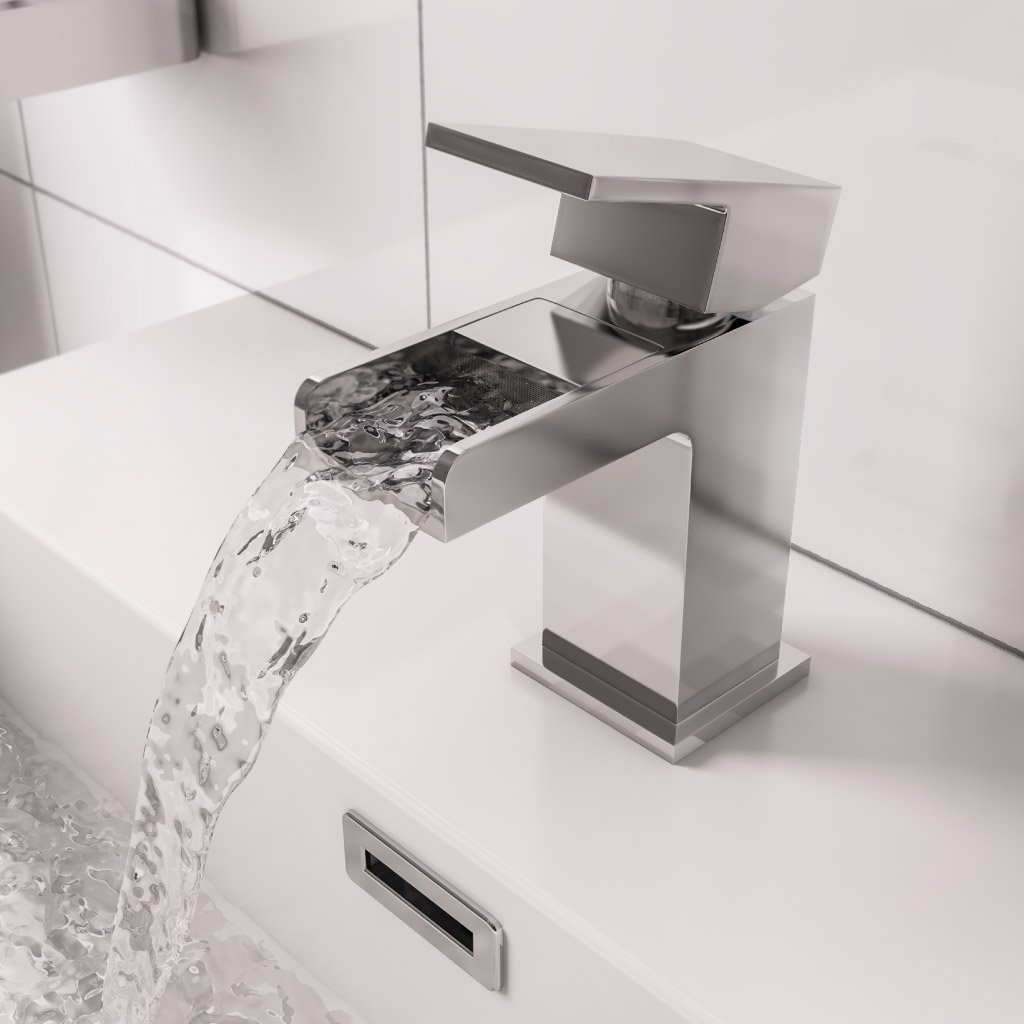 Abberton Basin Mono Tap with Waste Chrome