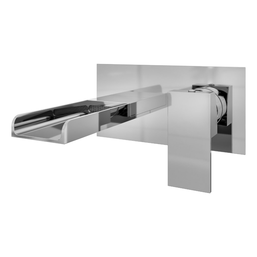 Chetwode Wall Mounted Bath Filler Tap Chrome