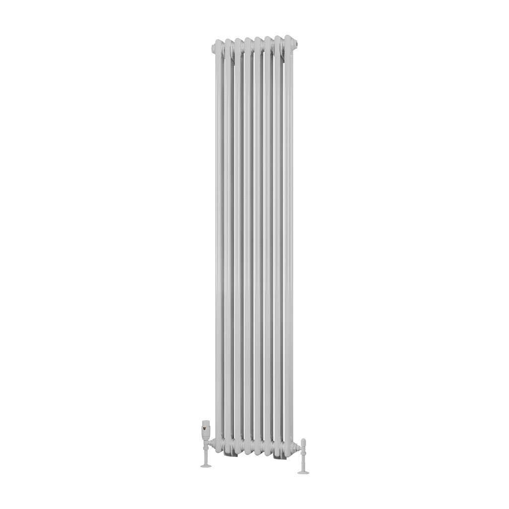 Rivassa 2 Column Radiator 1800 x 383mm Gloss White