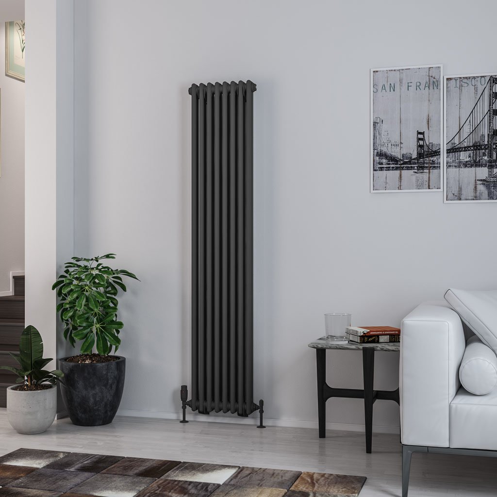 Rivassa 2 Column Rad. 1800x383mm Matt Anthracite