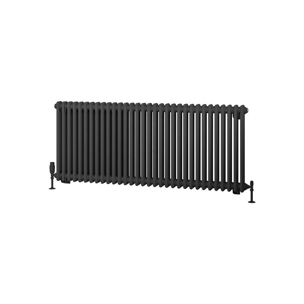 Rivassa 2 Column Radiator 600 x 1460mm Matt Anthracite