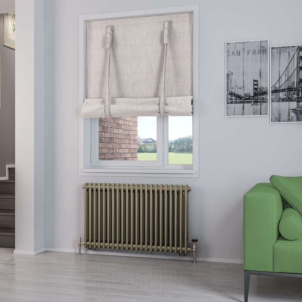 Rivassa 2 Column Radiator 600 x 1010mm Bronze Effect