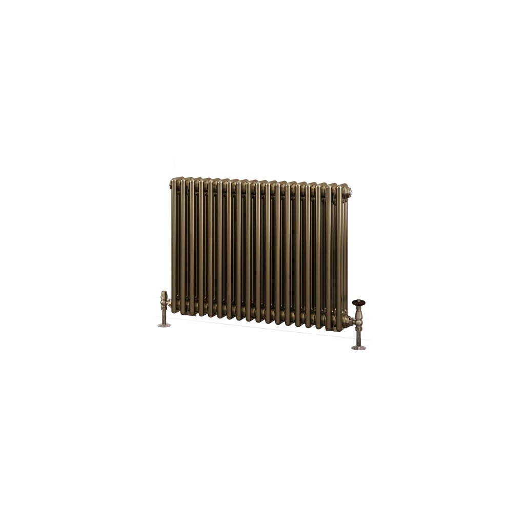 Rivassa 3 Column Radiator 600 x 833mm Bronze Effect