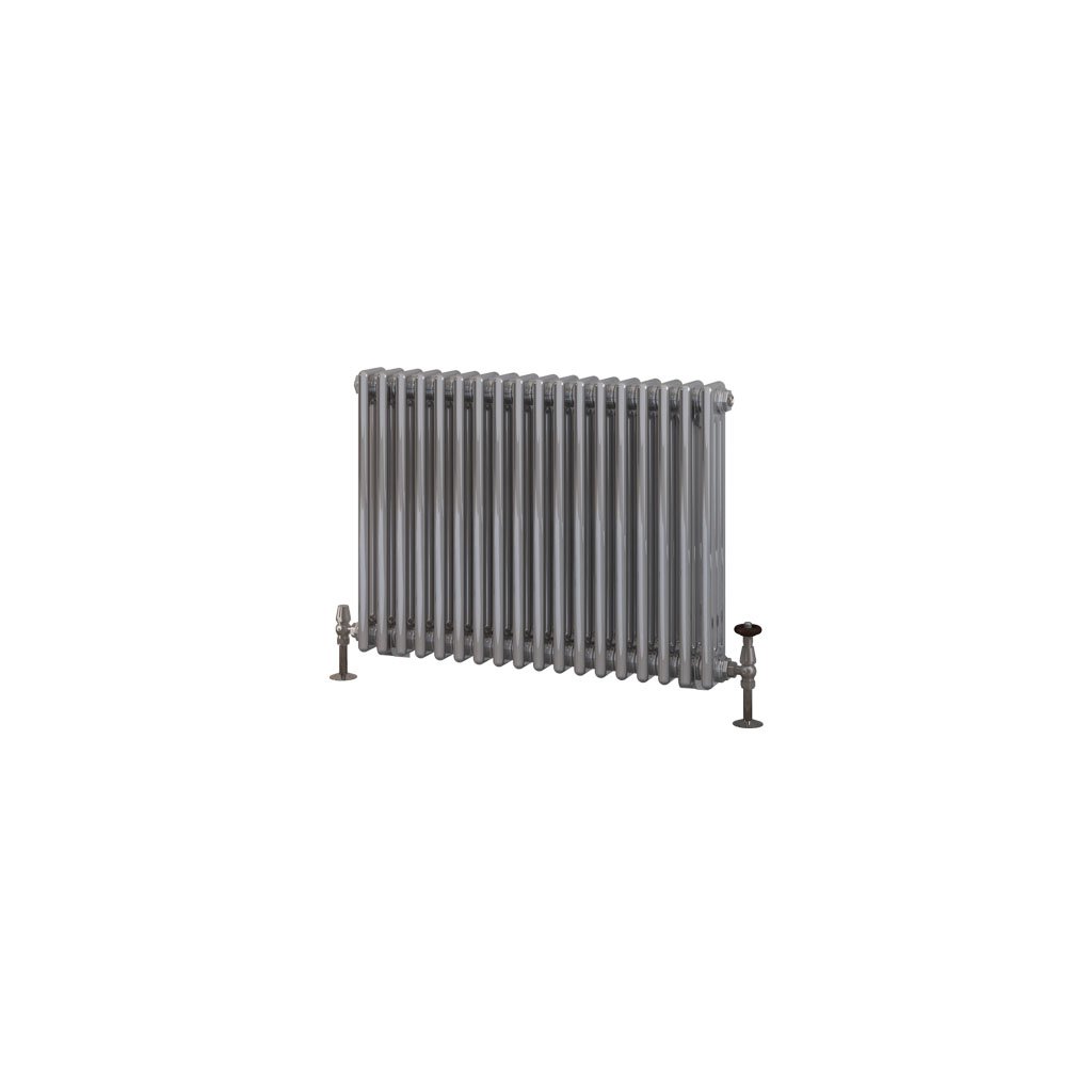 Rivassa 3 Column Radiator 600 x 833mm Chrome Effect