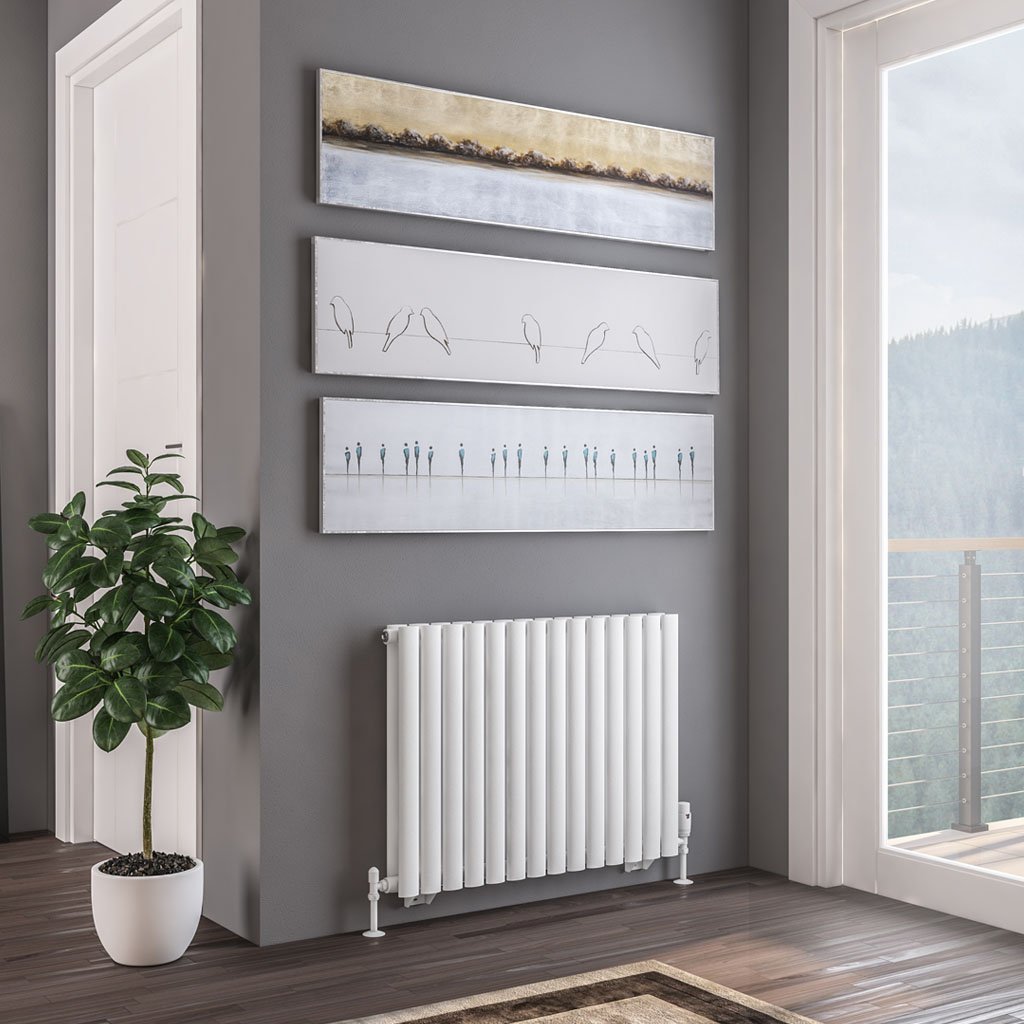 Tunstall Double 600 x 825 Radiator Matt White