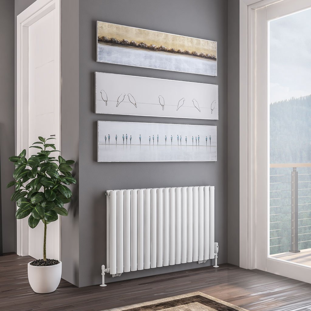 Tunstall Double 600 x 1002 Radiator Matt White