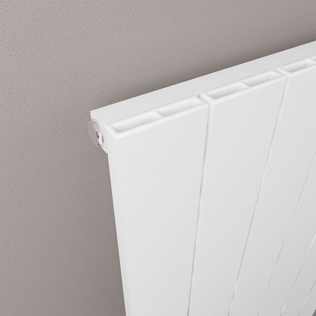 Rosano 600 x 850 Aluminium Radiator Matt White