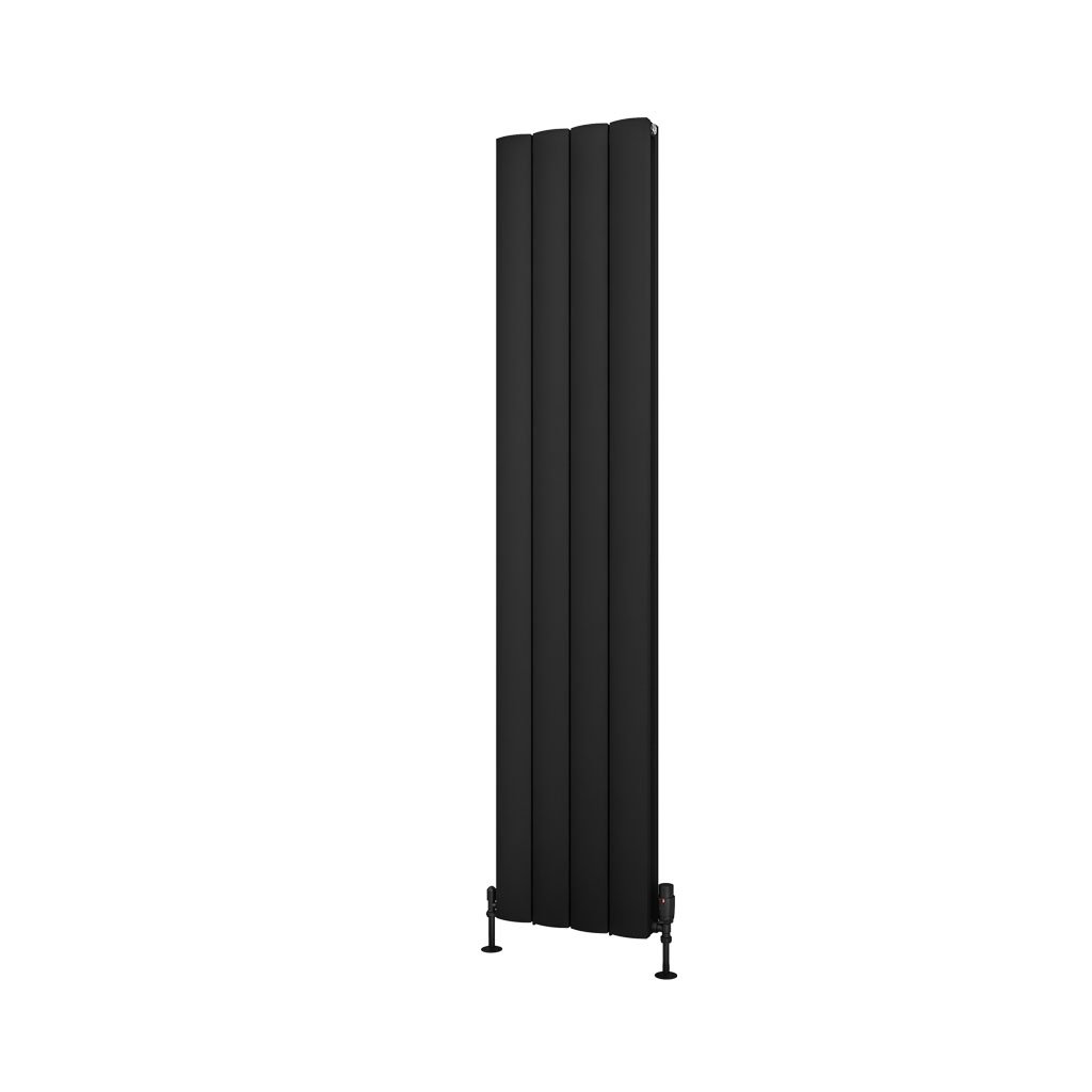 Guardia 1800 x 375 Aluminium Radiator Matt Black