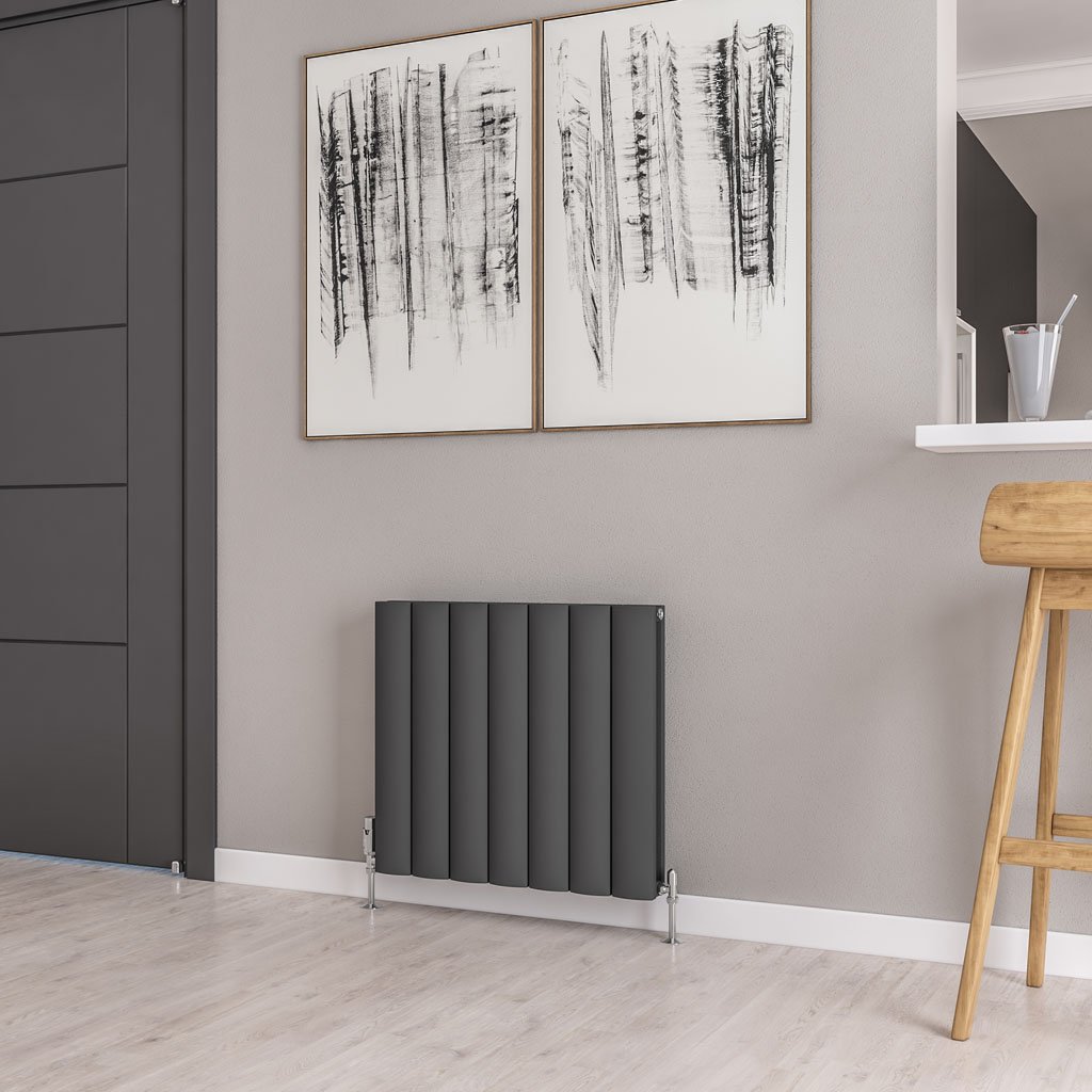 Guardia 600 x 660 Aluminium Radiator Matt Anthracite