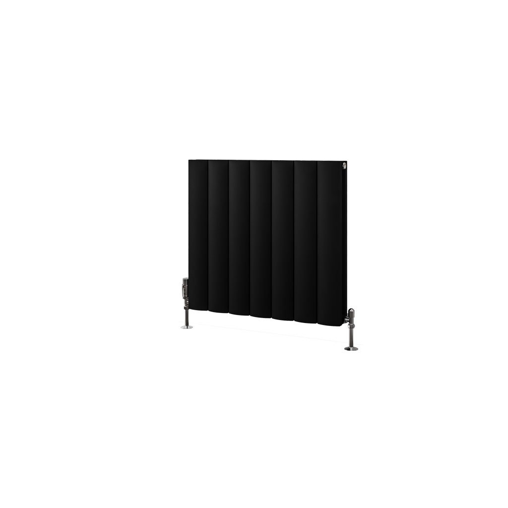 Guardia 600 x 660 Aluminium Radiator Matt Black