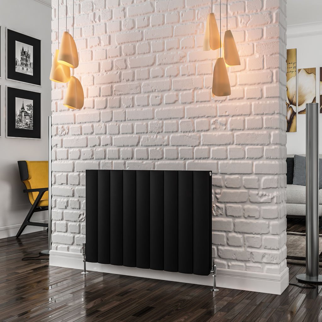 Guardia 600 x 850 Aluminium Radiator Matt Black