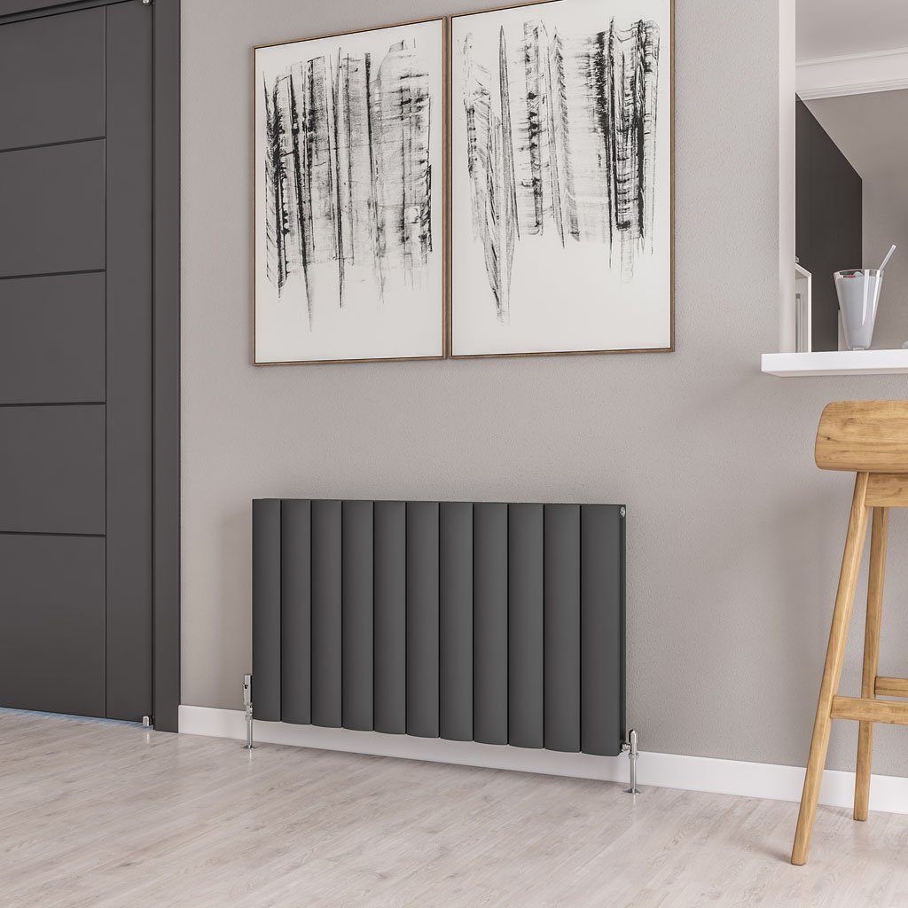 Guardia 600 x 1040 Aluminium Radiator Matt Anthracite