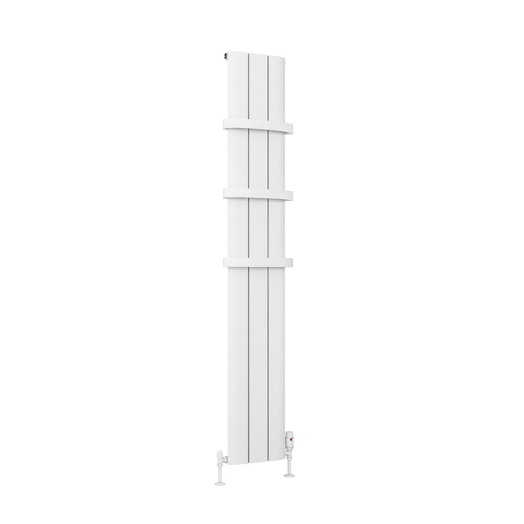 Peretti 1800 x 280 Aluminium Radiator Matt White