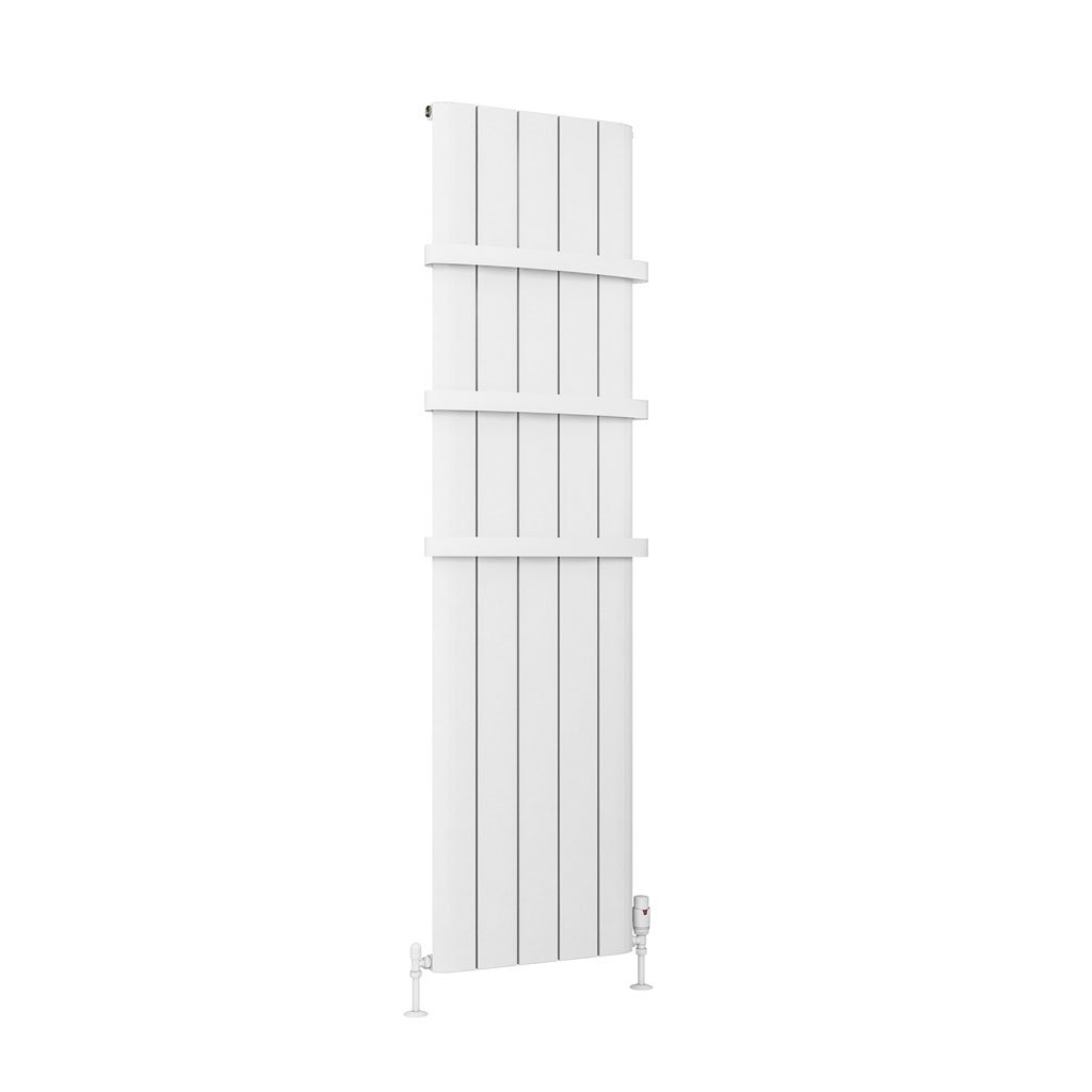 Peretti 1800 x 470 Aluminium Radiator Matt White