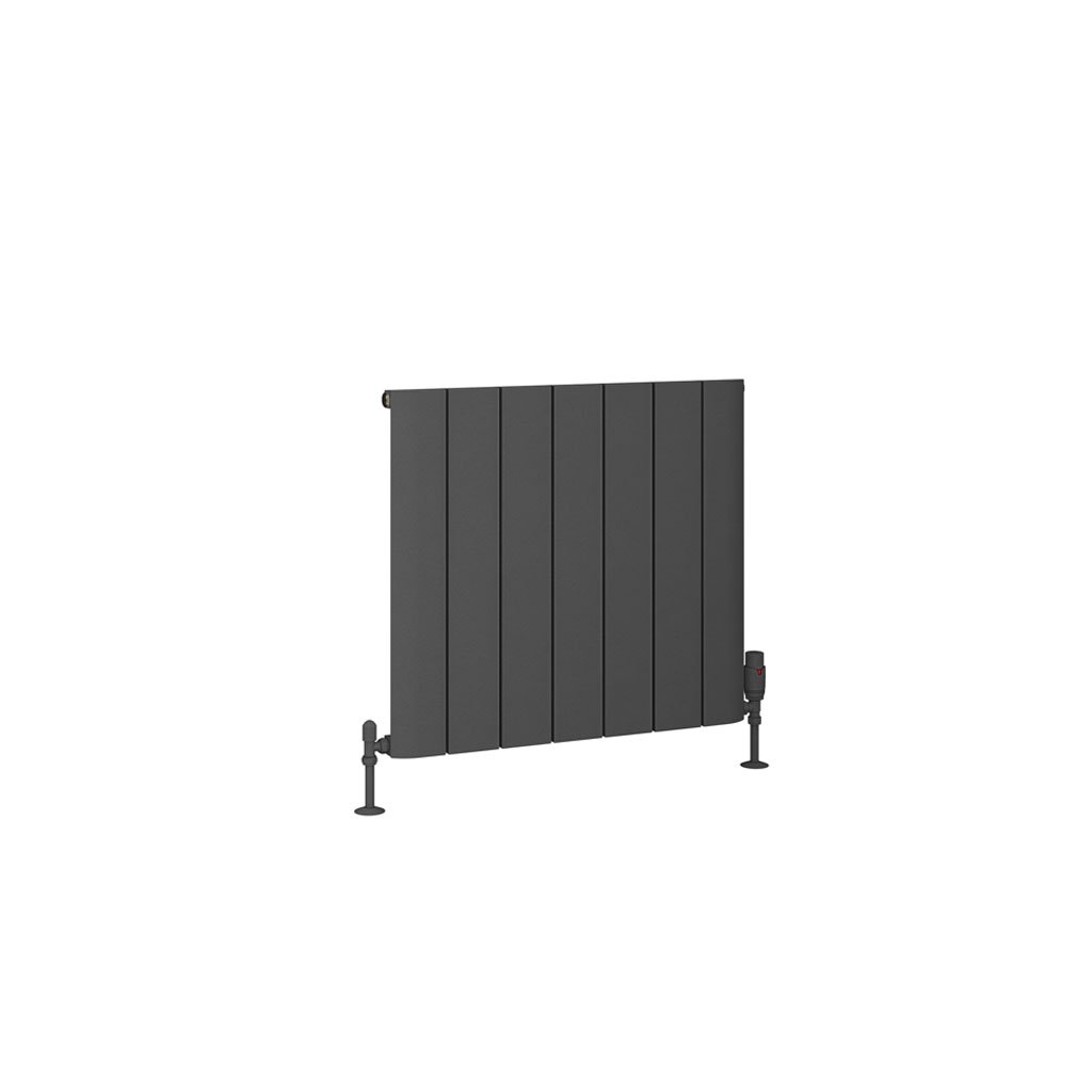 Peretti 600 x 660 Aluminium Radiator Matt Anthracite