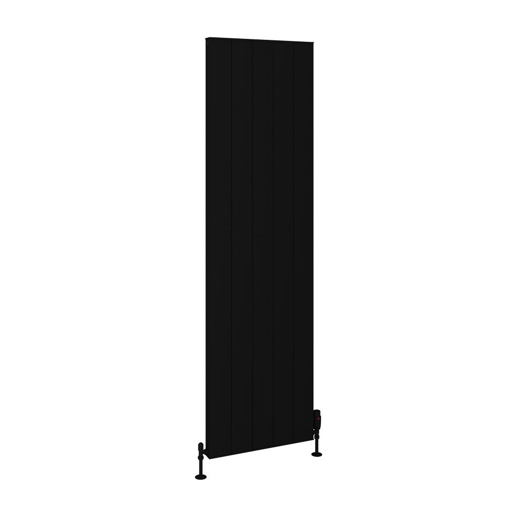 Vesima 1800 x 503 Aluminium Radiator Matt Black