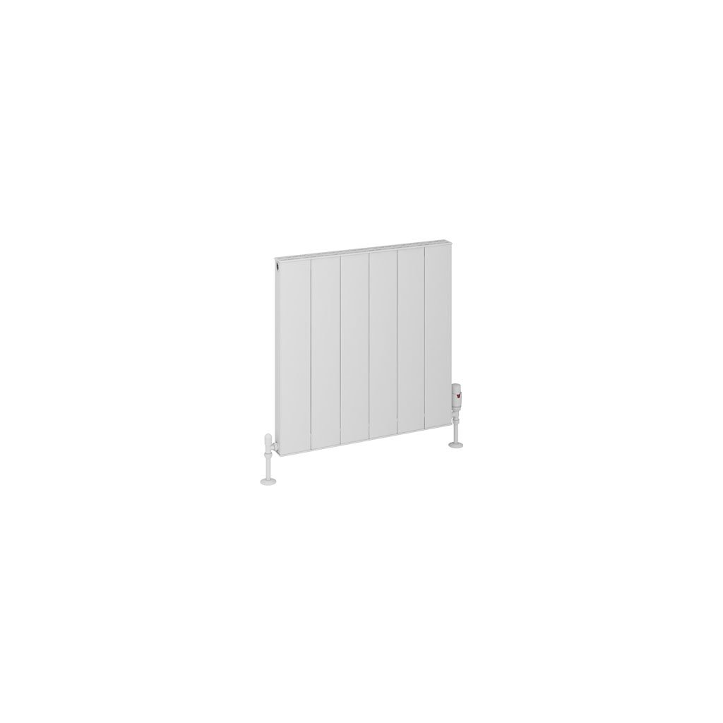 Vesima 600 x 603 Aluminium Radiator Matt White