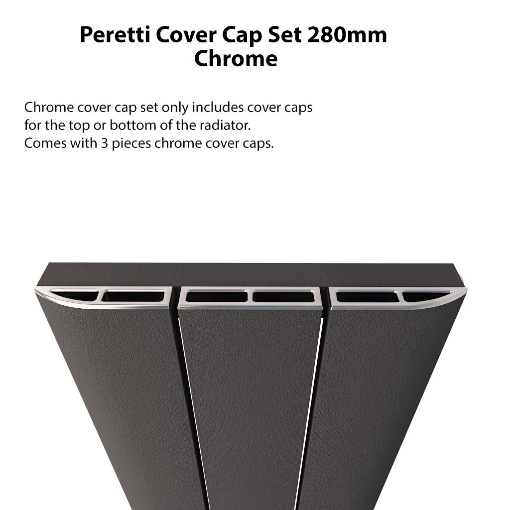 Peretti Cover Cap Set 280mm. Chrome