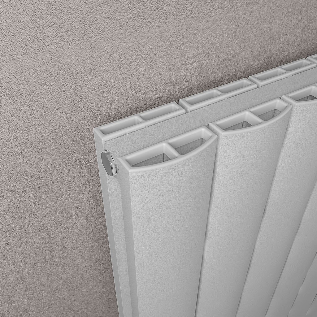 Guardia 1800 x 280 Aluminium Radiator Matt Grey