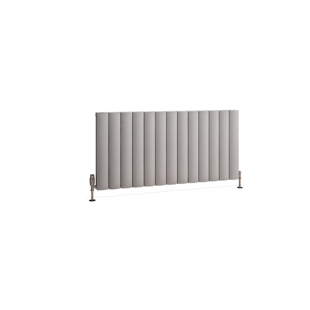 Guardia 600 x 1230 Aluminium Radiator Matt Grey