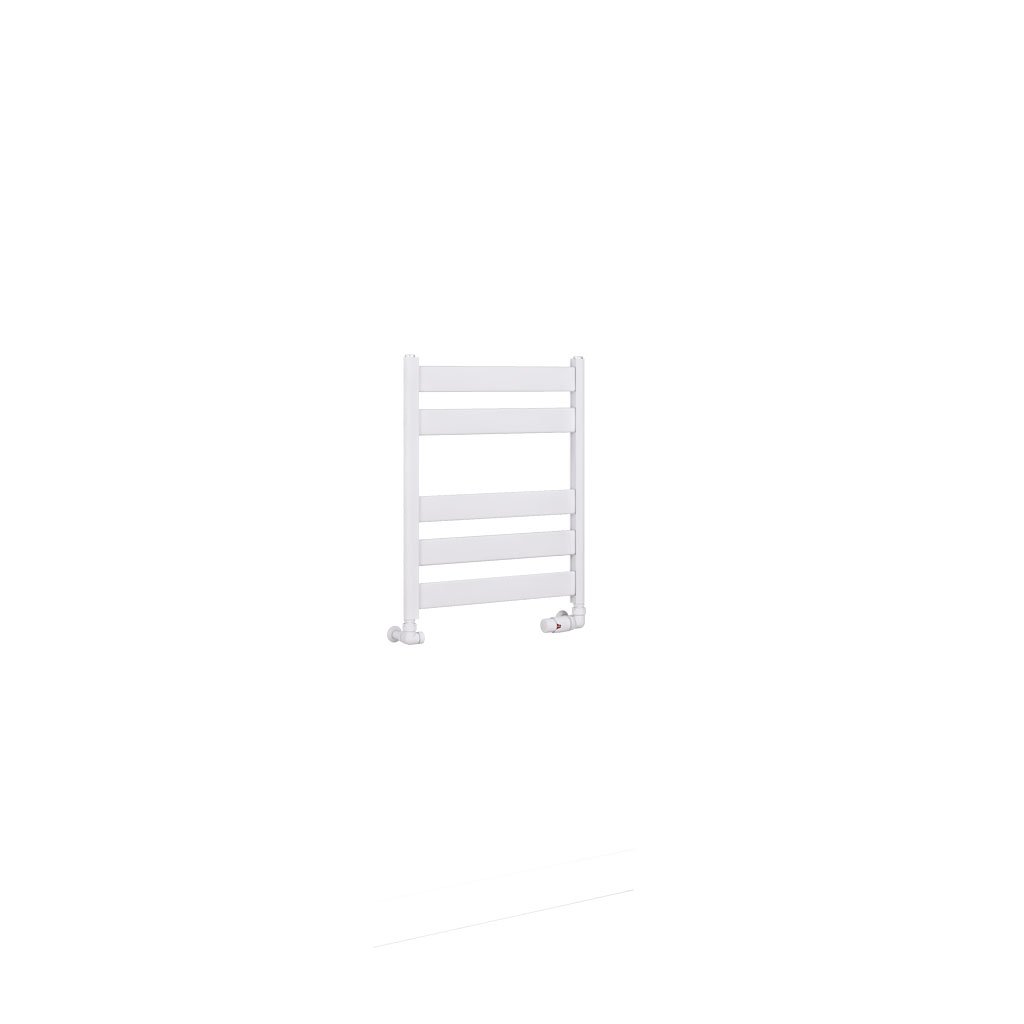 Pelago Aluminium Towel Rail 600x500mm Matt White