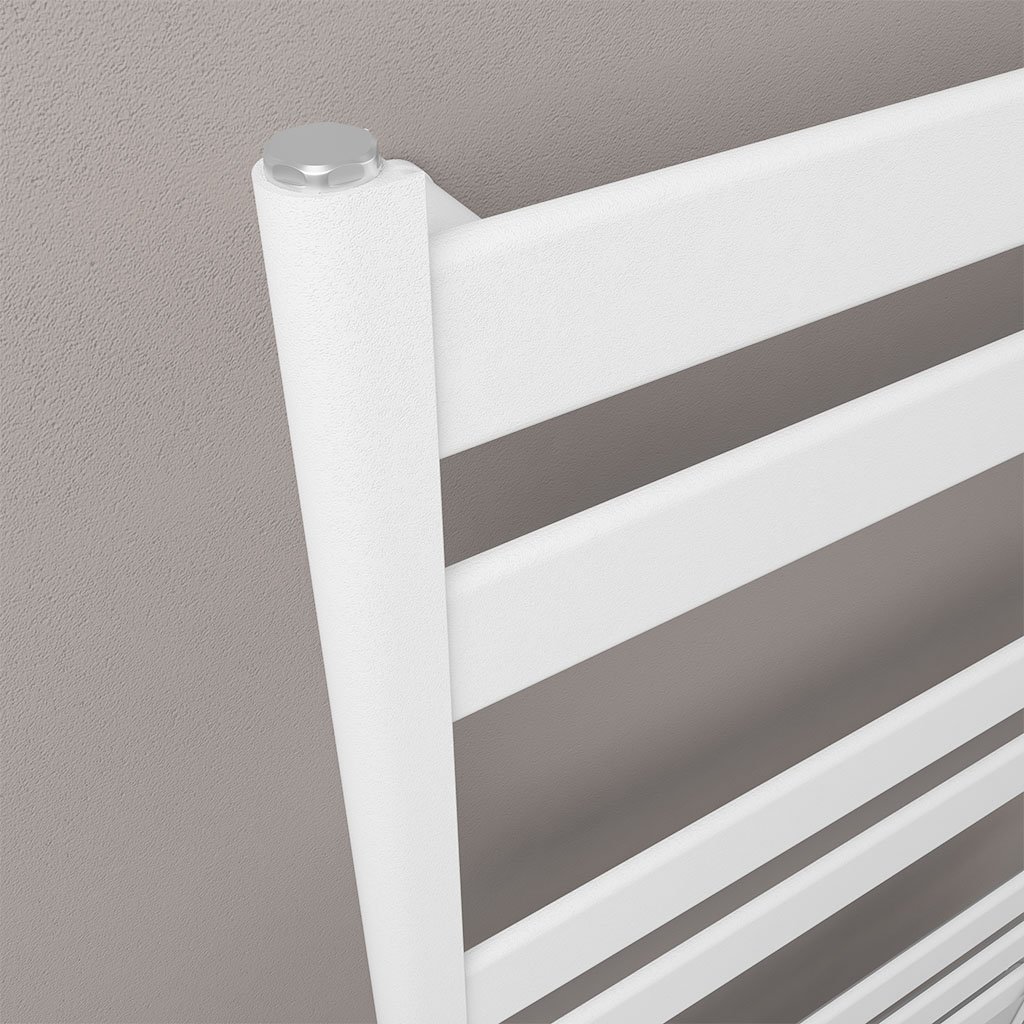 Pelago Aluminium Towel Rail 600x500mm Matt White