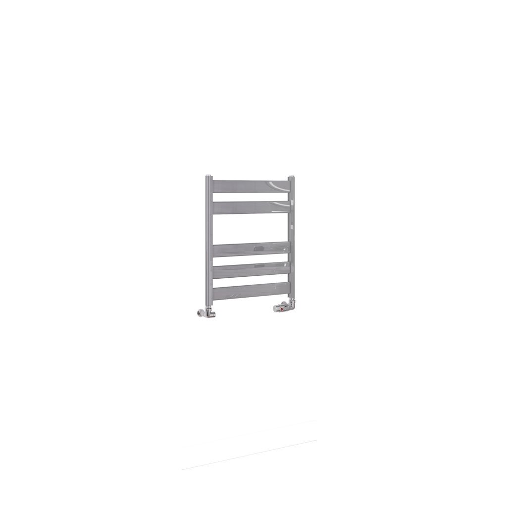 Pelago Aluminium Towel Rail 600x500mm Polished Aluminium