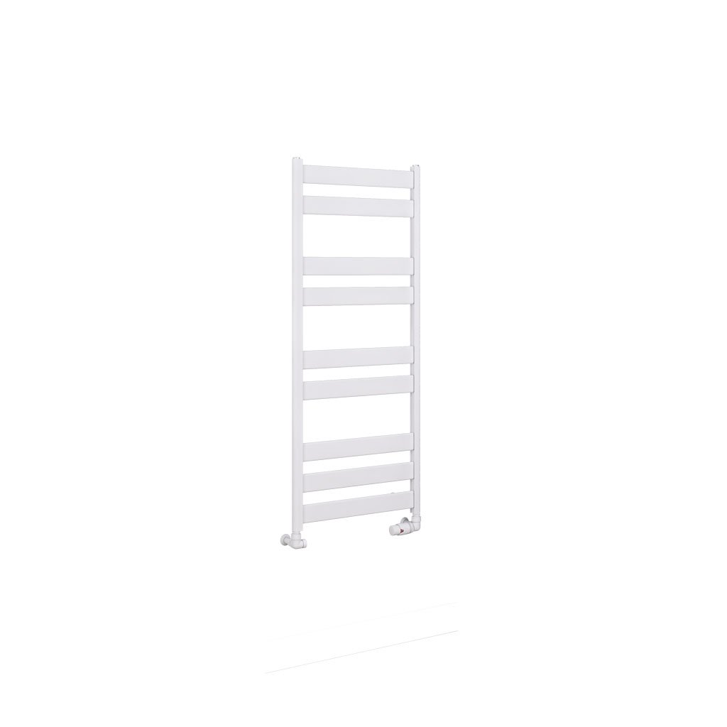 Pelago Aluminium Towel Rail 1200x500mm Matt White