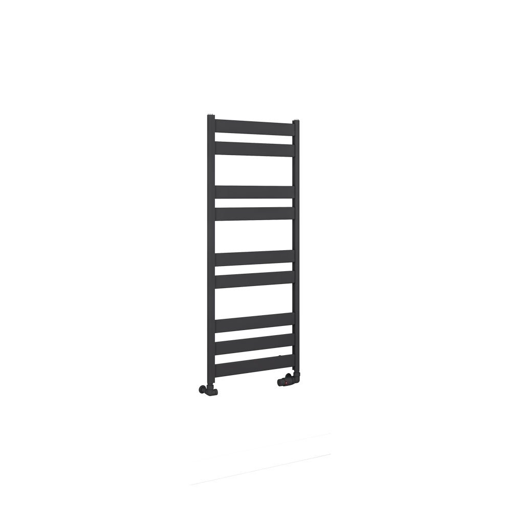 Pelago Aluminium Towel Rail 1200x500mm Matt Anthracite