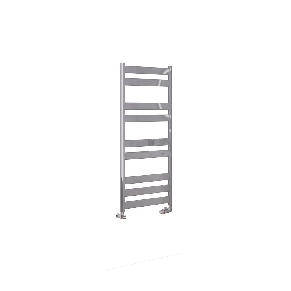 Pelago Aluminium Towel Rail 1200x500mm Polished Aluminium