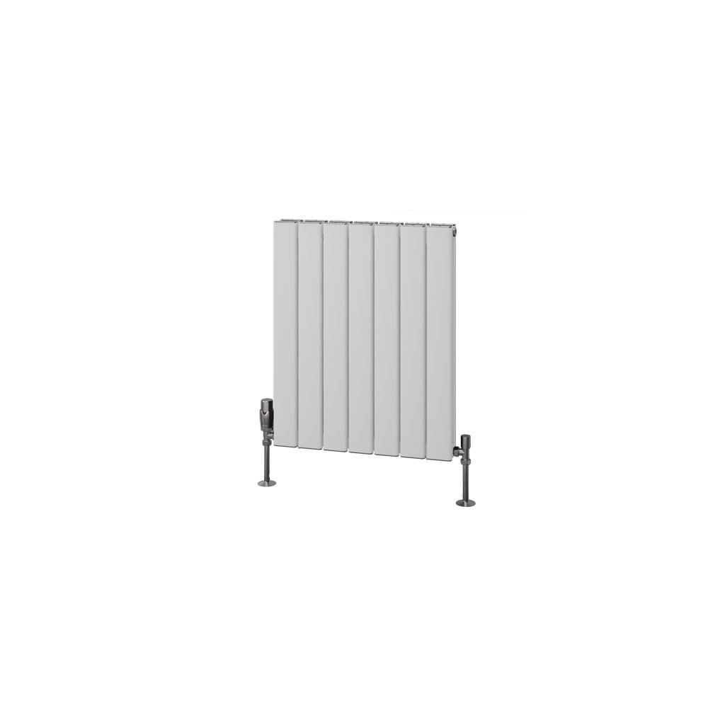 Hadleigh 600 x 485 Aluminium Radiator Matt White