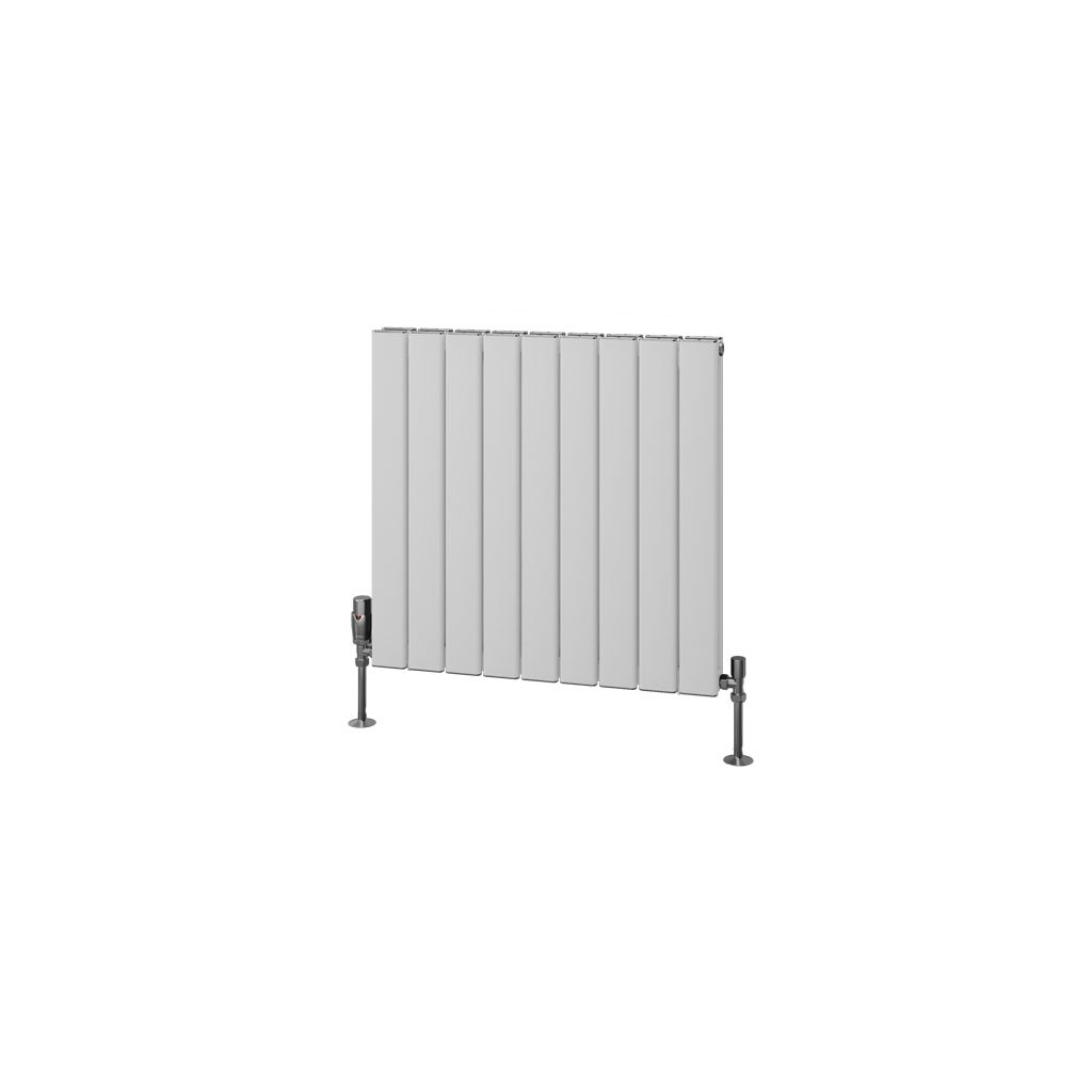 Hadleigh 600 x 625 Aluminium Radiator Matt White