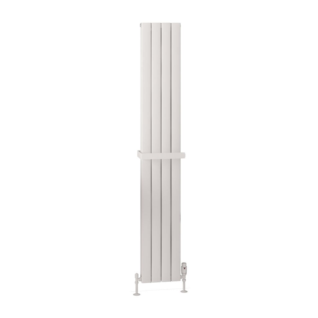 Hadleigh 1800 x 275 Aluminium Radiator Matt White