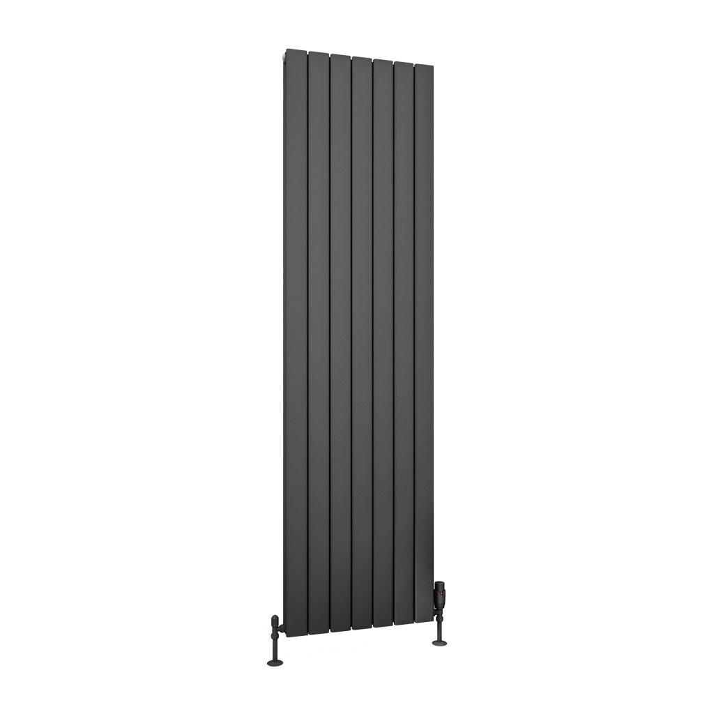 Hadleigh 1800 x 485 Aluminium Radiator Matt Anthracite