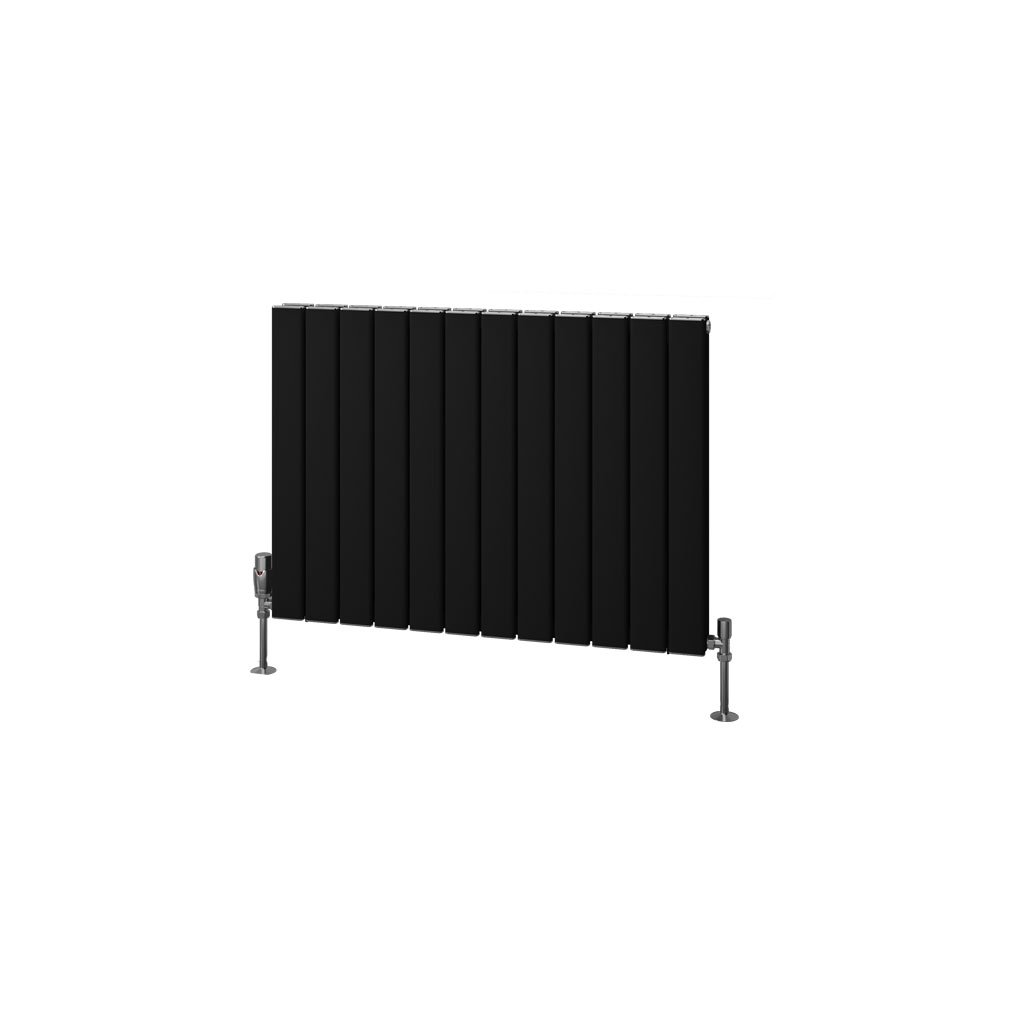 Hadleigh 600 x 835 Aluminium Radiator Matt Black