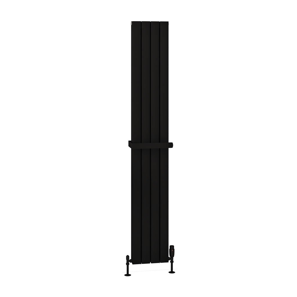 Hadleigh 1800 x 275 Aluminium Radiator Matt Black