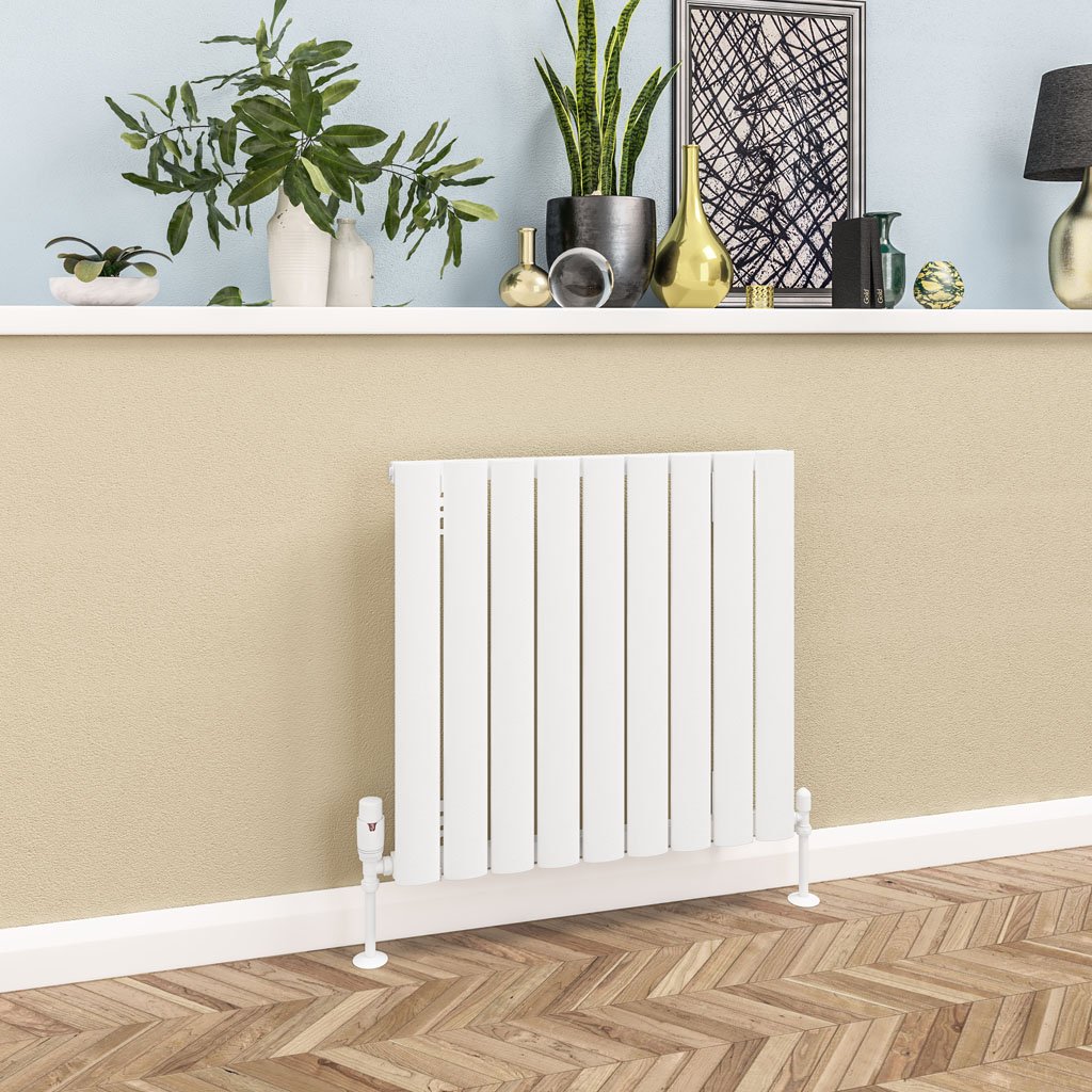 Sandhurst 600 x 625 Aluminium Radiator Matt White