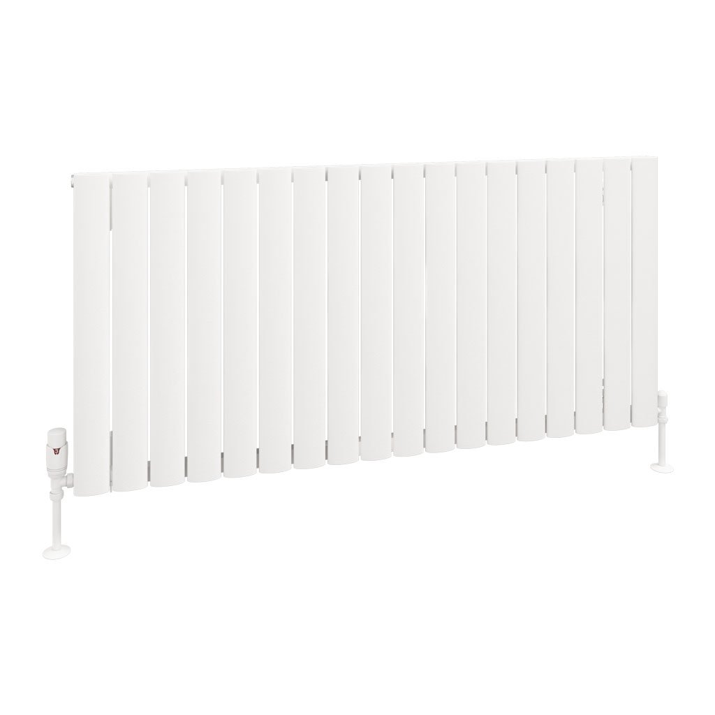 Sandhurst 600 x 1255 Aluminium Radiator Matt White