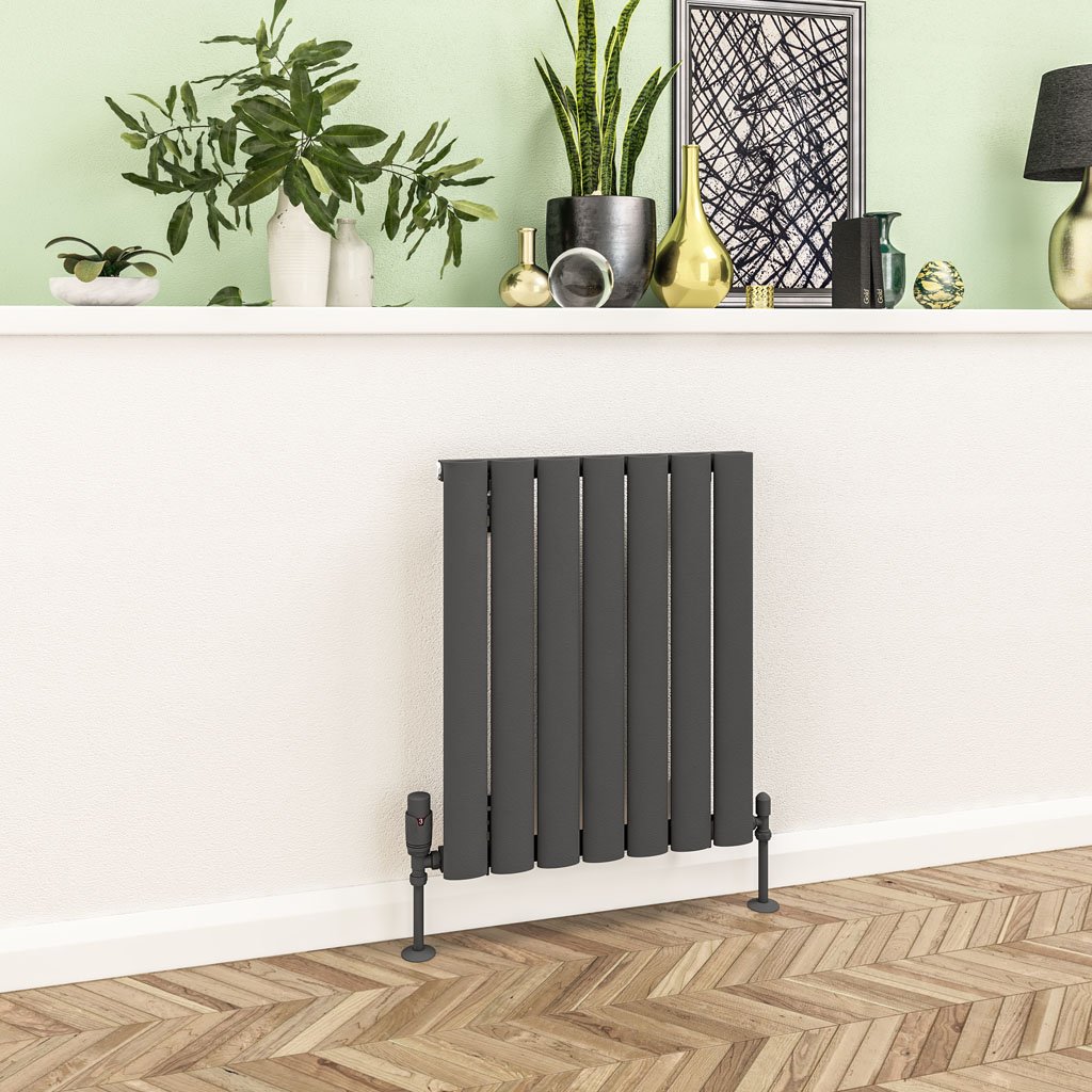 Sandhurst 600 x 485 Aluminium Radiator Matt Anthracite