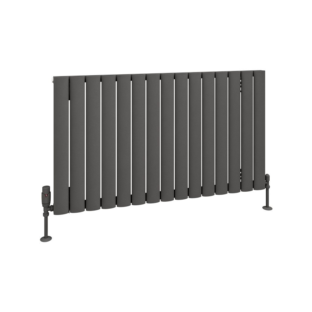 Sandhurst 600 x 1045 Aluminium Radiator Matt Anthracite