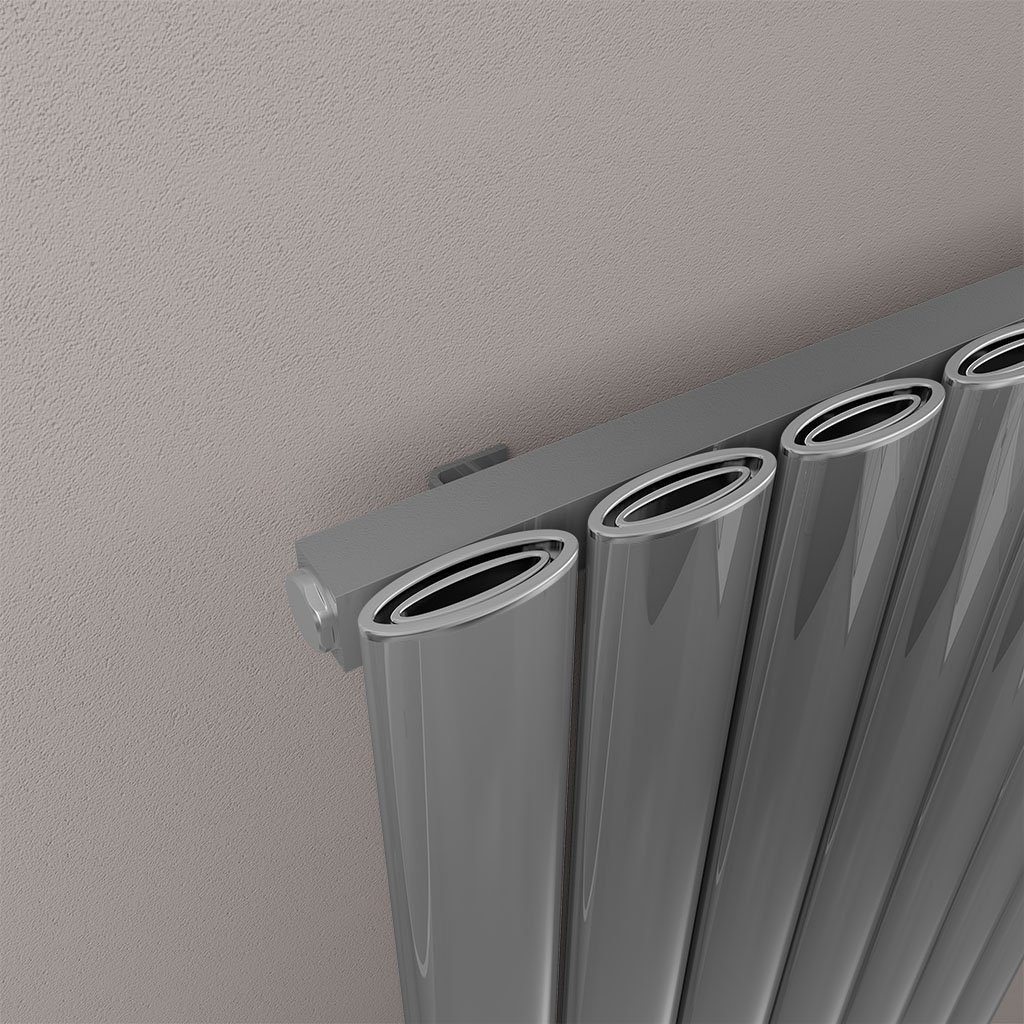 Sandhurst 1800 x 275 Aluminium Radiator Polished Aluminium